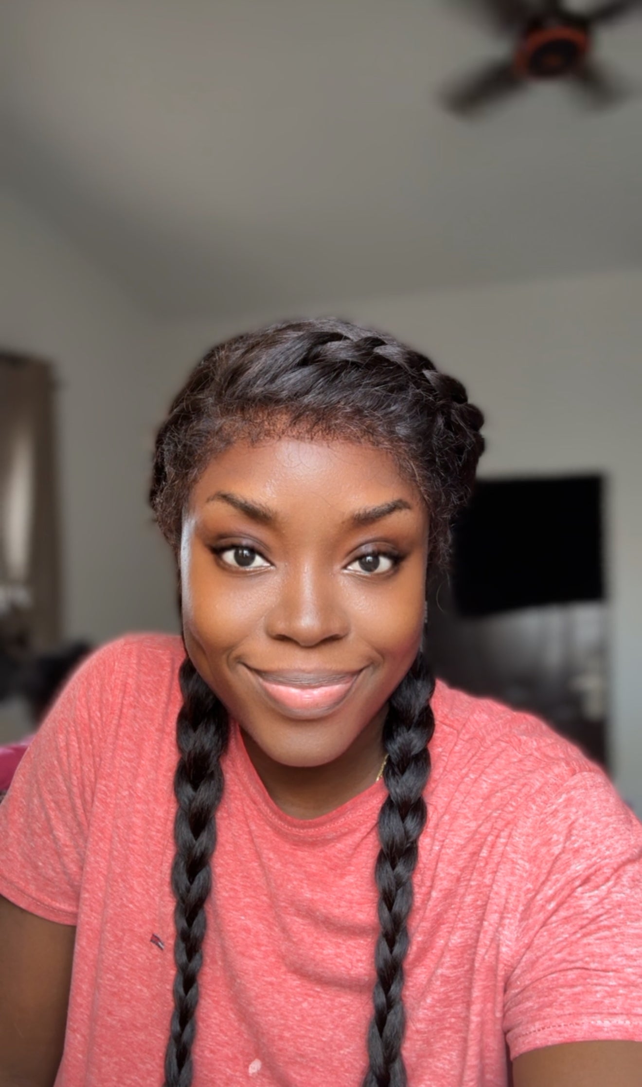 Yaki straight with natural hairline