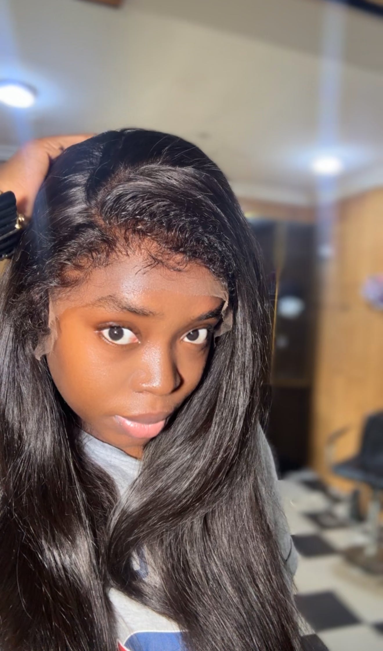 Double drawn silky straight HD Lace